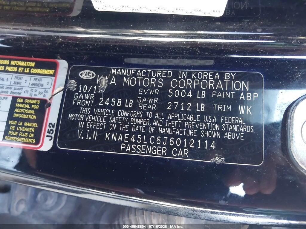 KNAE45LC6J6012114 2018 KIA STINGER photo no. 9