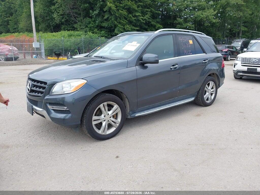 4JGDA0EB1FA556552 2015 MERCEDES-BENZ ML 250 BLUETEC photo no. 2