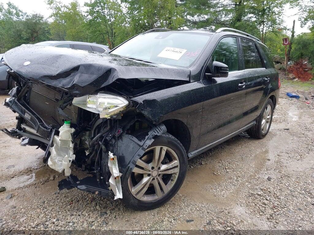 4JGDA5HB8FA606274 2015 MERCEDES-BENZ ML 350 photo no. 2