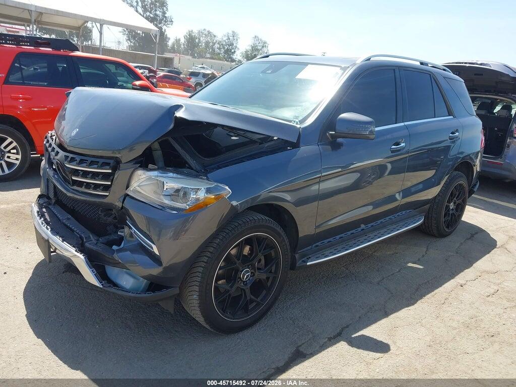 4JGDA5JB8FA524751 2015 MERCEDES-BENZ ML 350 photo no. 2