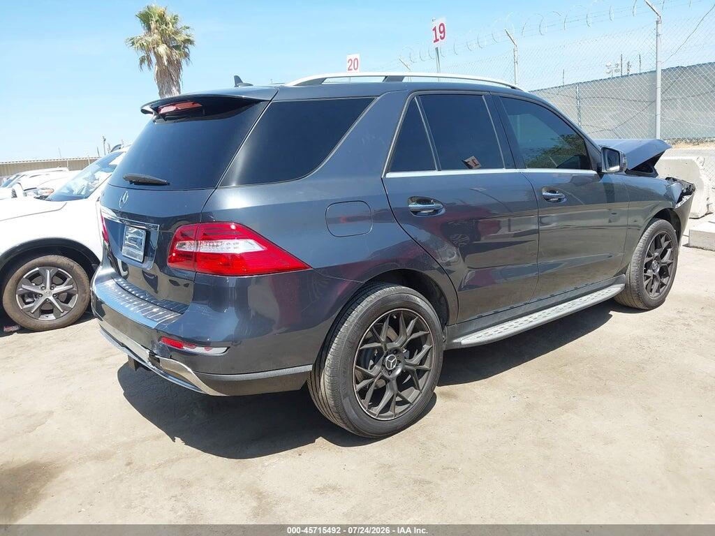 4JGDA5JB8FA524751 2015 MERCEDES-BENZ ML 350 photo no. 4