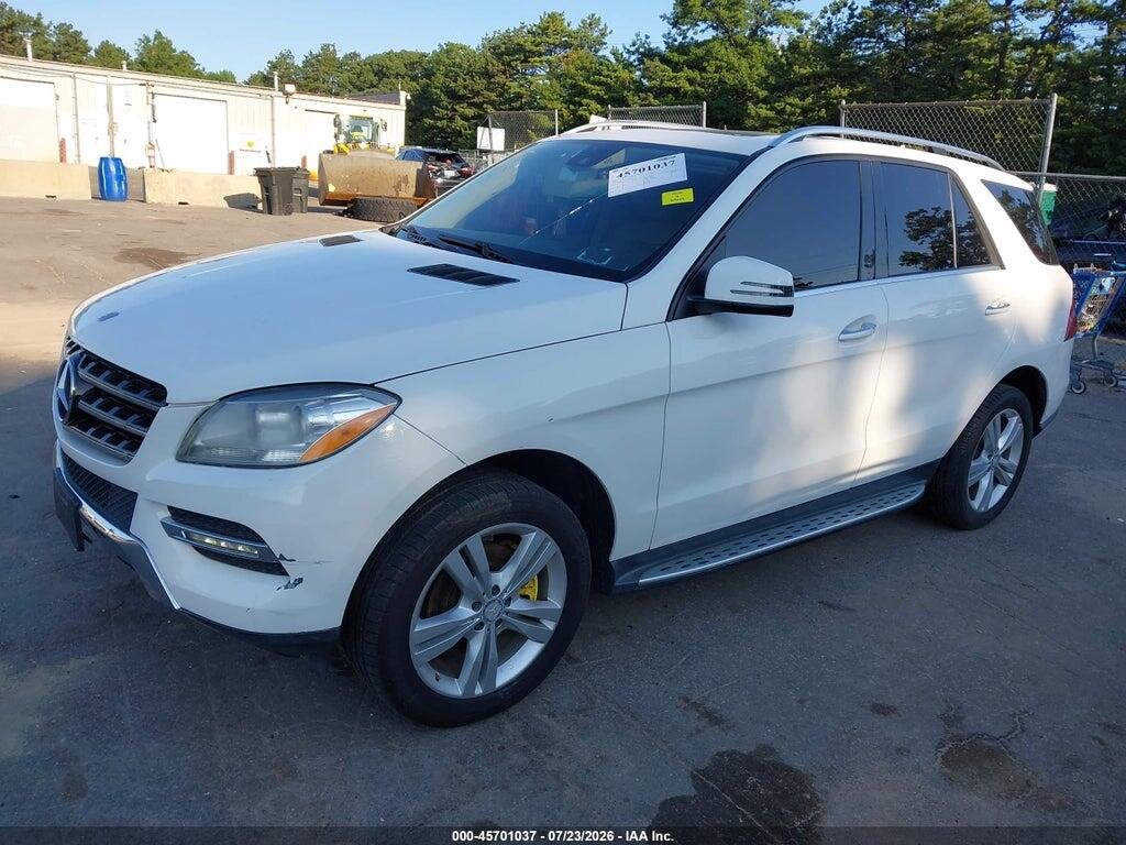 4JGDA5HB9FA547266 2015 MERCEDES-BENZ ML 350 photo no. 2