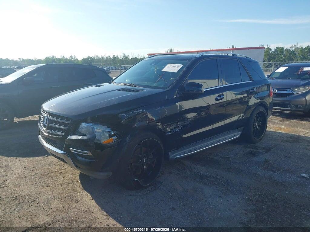 4JGDA5JB0FA592543 2015 MERCEDES-BENZ ML 350 photo no. 2