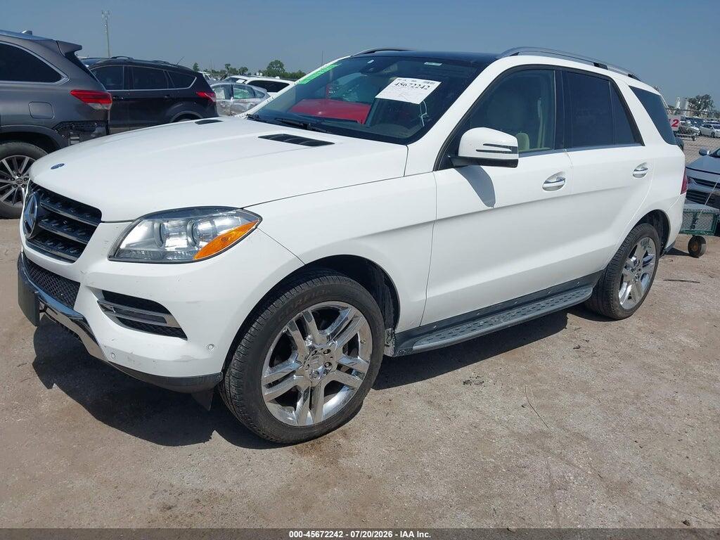 4JGDA5JBXFA512715 2015 MERCEDES-BENZ ML 350 photo no. 2