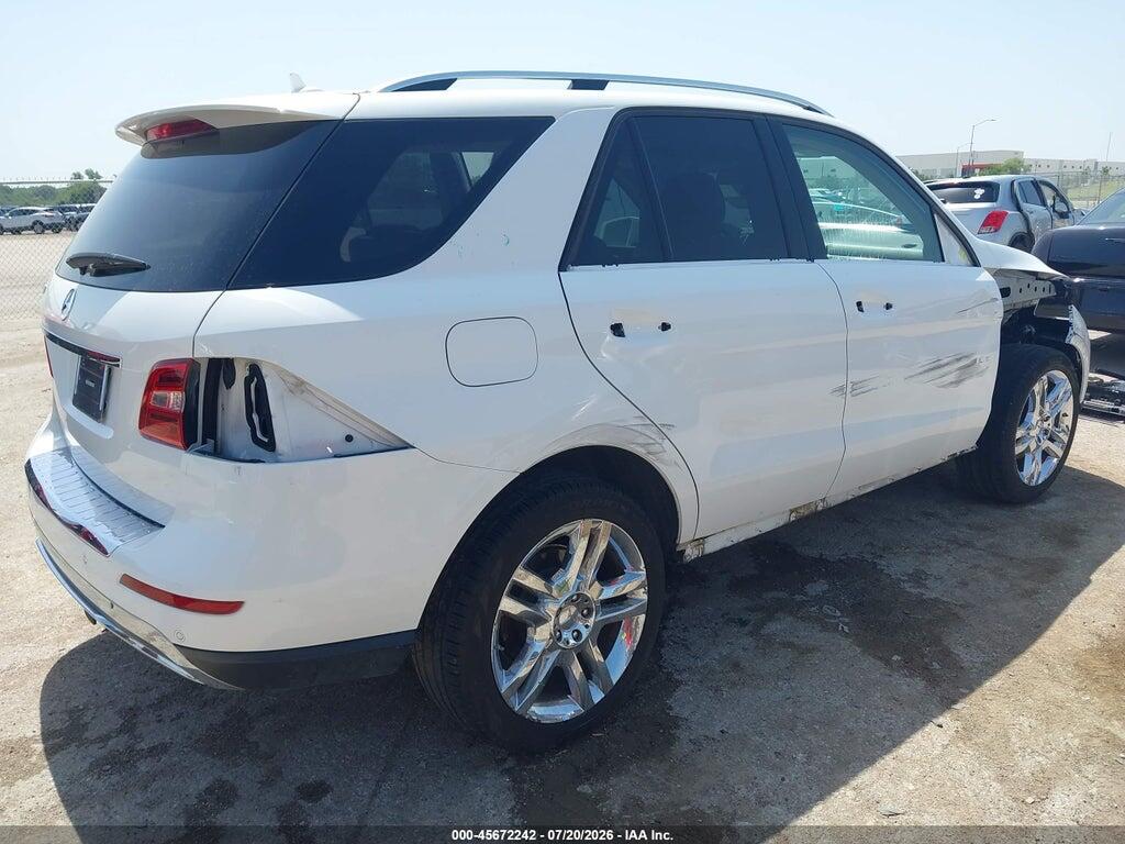 4JGDA5JBXFA512715 2015 MERCEDES-BENZ ML 350 photo no. 4