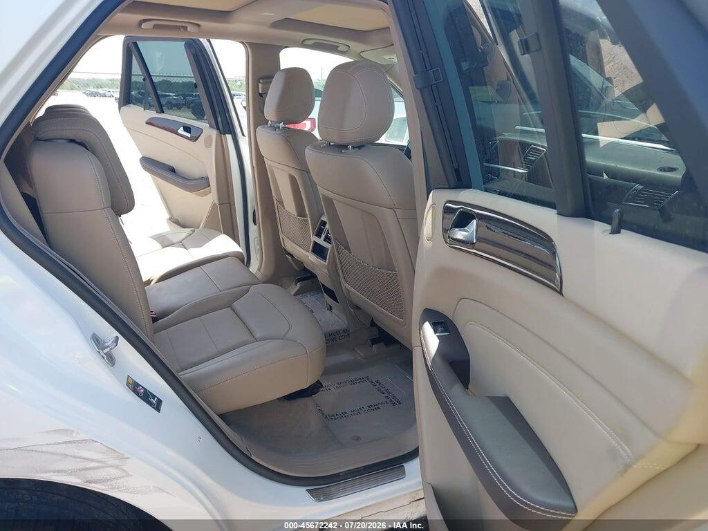 4JGDA5JBXFA512715 2015 MERCEDES-BENZ ML 350 photo no. 8