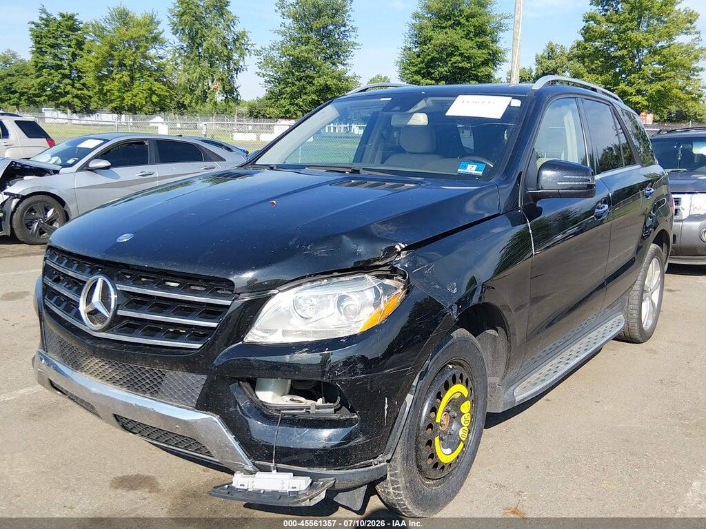 4JGDA5HB0FA549570 2015 MERCEDES-BENZ ML 350 photo no. 2