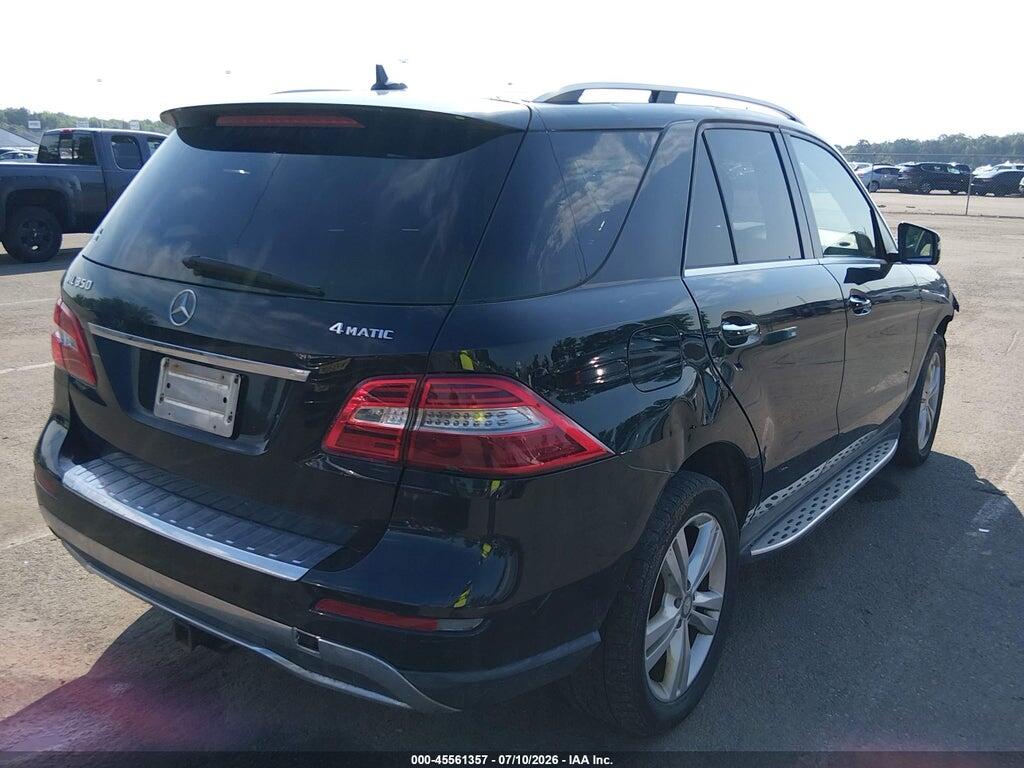 4JGDA5HB0FA549570 2015 MERCEDES-BENZ ML 350 photo no. 4