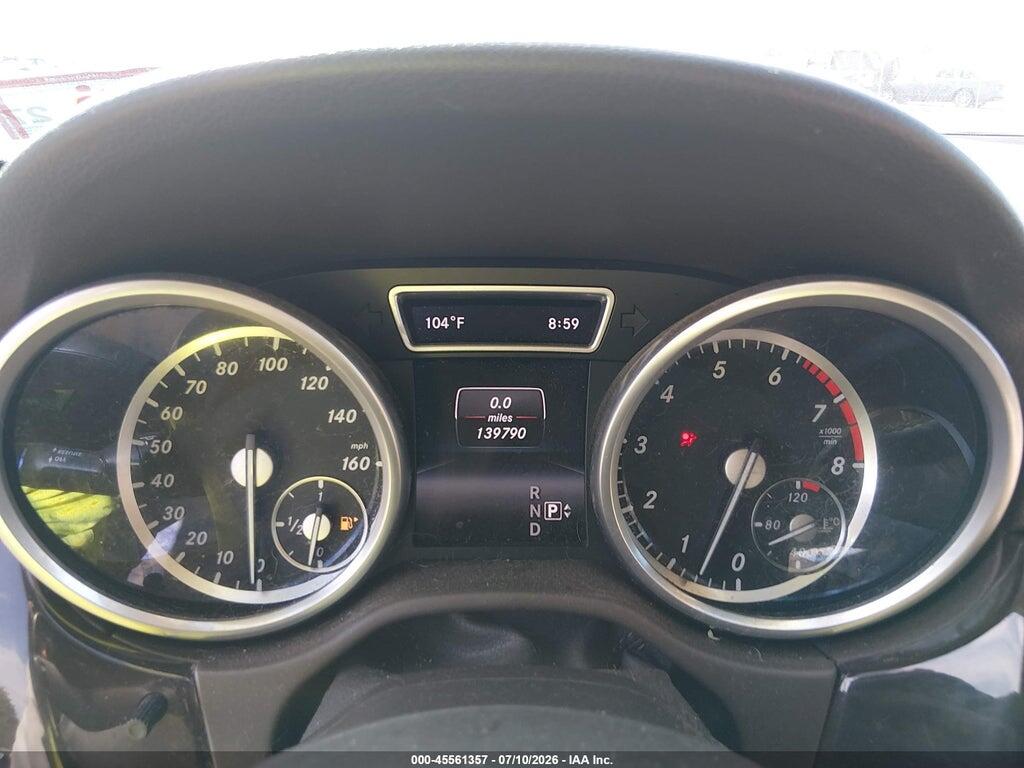 4JGDA5HB0FA549570 2015 MERCEDES-BENZ ML 350 photo no. 7
