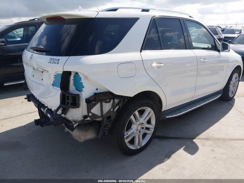 4JGDA5JB0FA443503 2015 MERCEDES-BENZ ML 350 photo no. 4