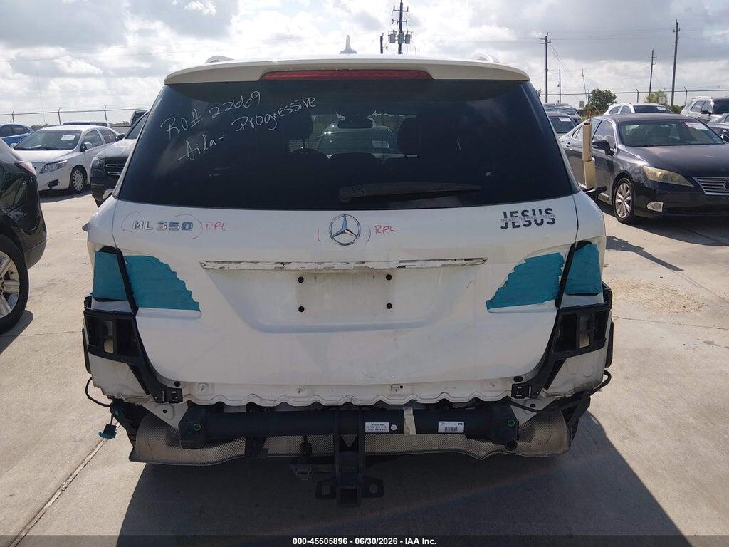 4JGDA5JB0FA443503 2015 MERCEDES-BENZ ML 350 photo no. 6