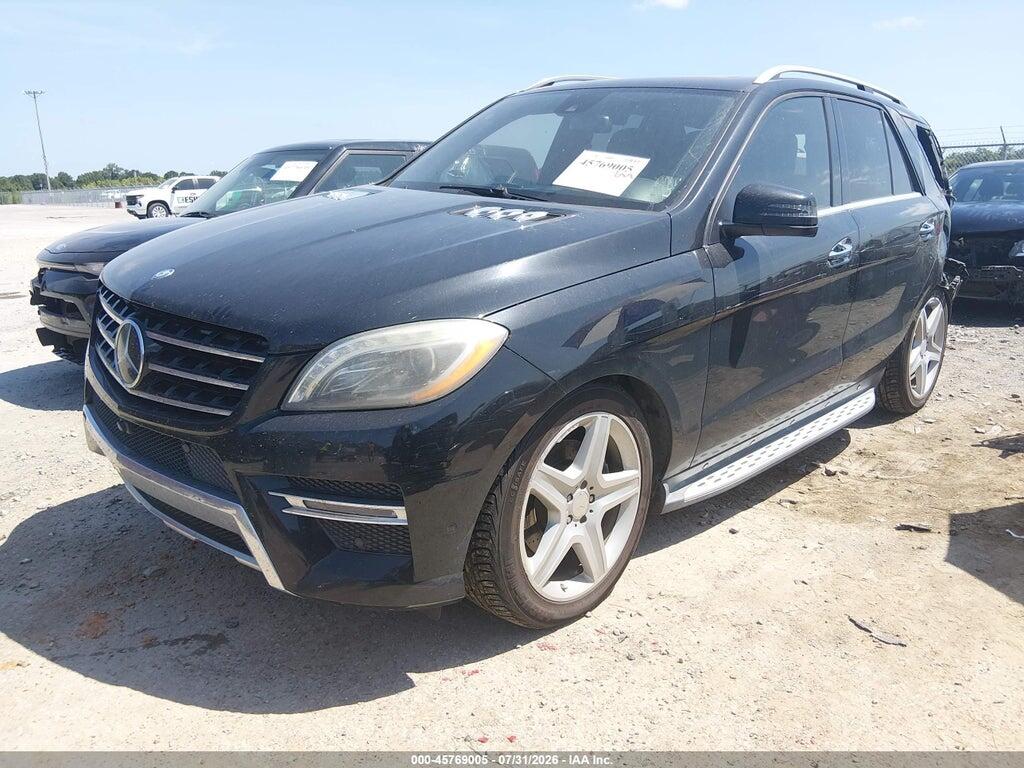 4JGDA5GB4FA505167 2015 MERCEDES-BENZ ML 400 photo no. 2