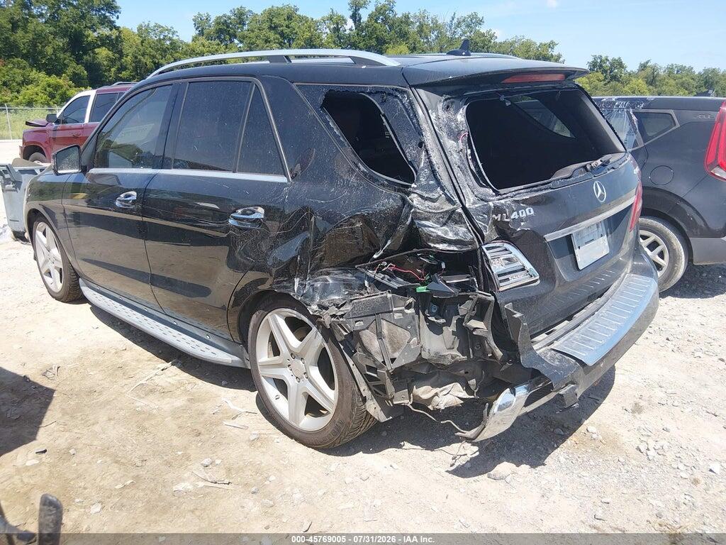 4JGDA5GB4FA505167 2015 MERCEDES-BENZ ML 400 photo no. 3