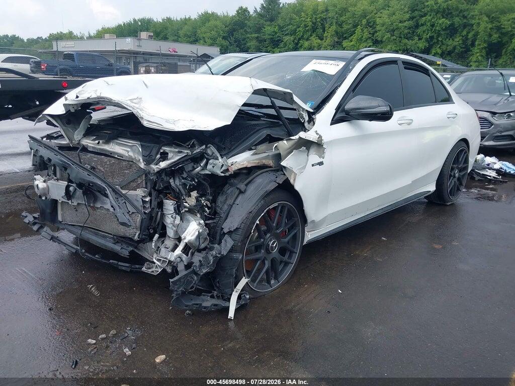 WDDWF6EB8LR557508 2020 MERCEDES-BENZ AMG C 43 photo no. 2