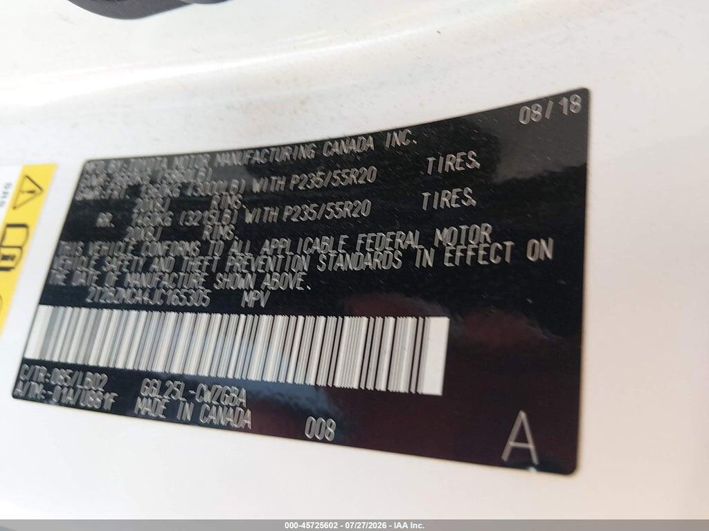 2T2BZMCA4JC165305 2018 LEXUS RX 350 photo no. 9