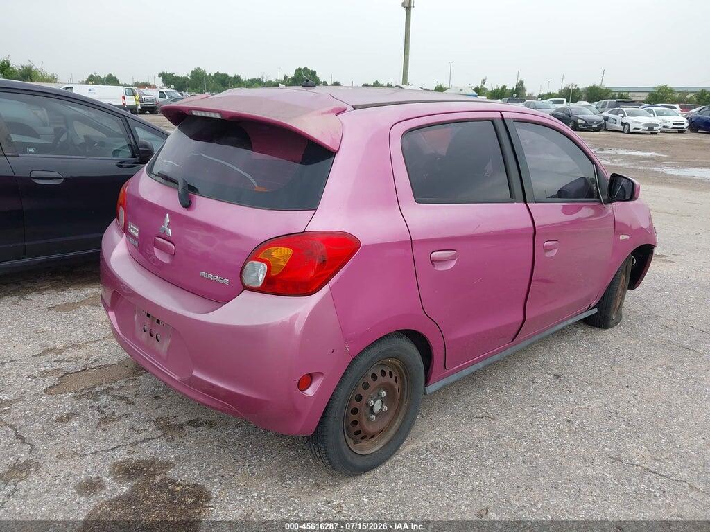 ML32A3HJ8FH050131 2015 MITSUBISHI MIRAGE photo no. 4