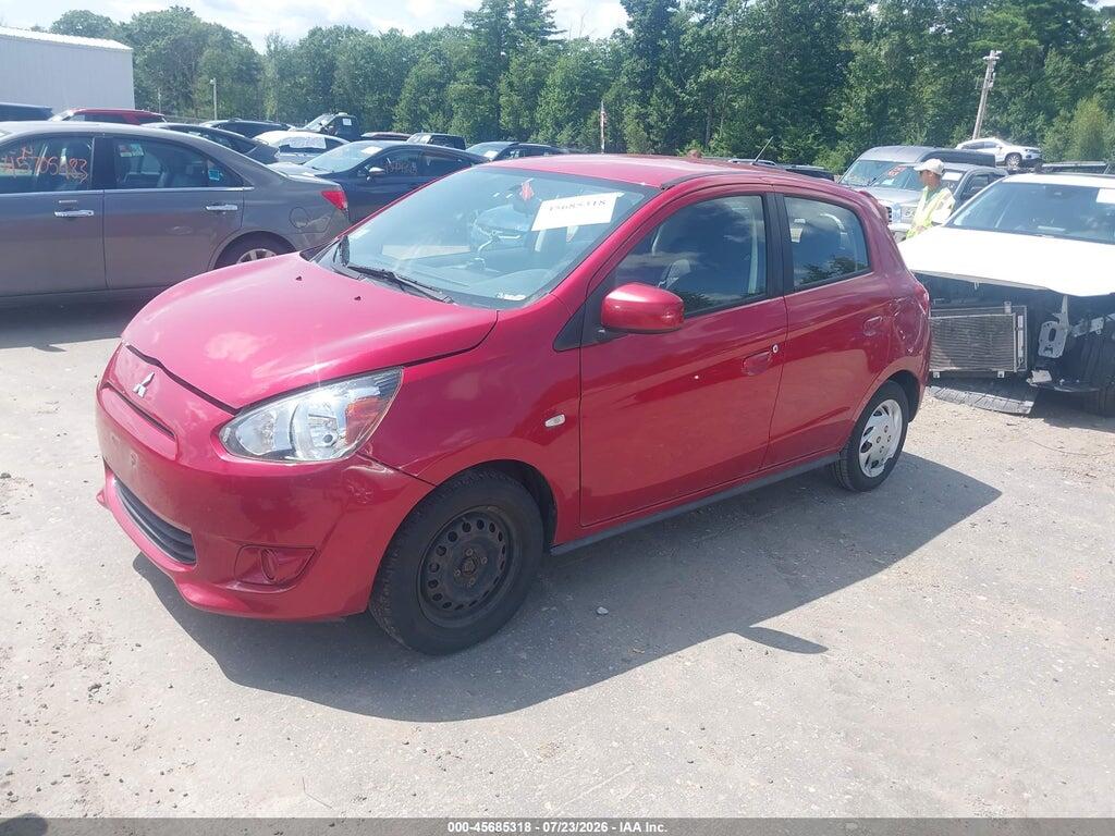 ML32A3HJ0FH046459 2015 MITSUBISHI MIRAGE photo no. 2