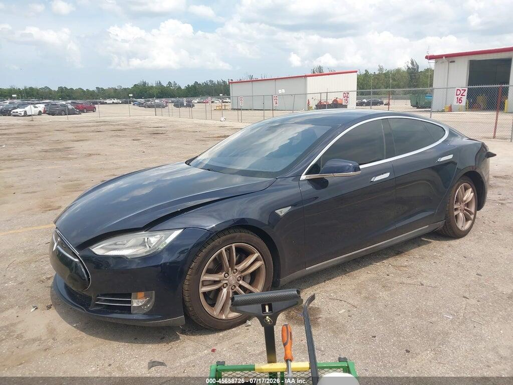 5YJSA1AG8DFP11654 2013 TESLA MODEL S photo no. 2