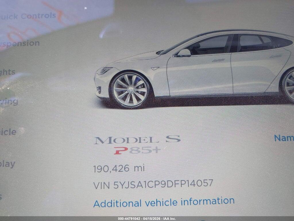 5YJSA1CP9DFP14057 2013 TESLA MODEL S photo no. 7