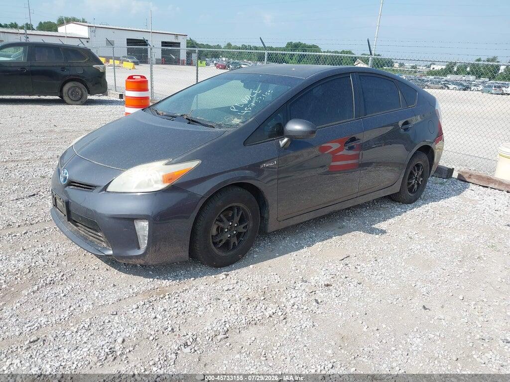 JTDKN3DU5D5559335 2013 TOYOTA PRIUS photo no. 2