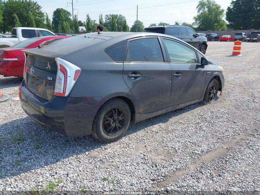 JTDKN3DU5D5559335 2013 TOYOTA PRIUS photo no. 4