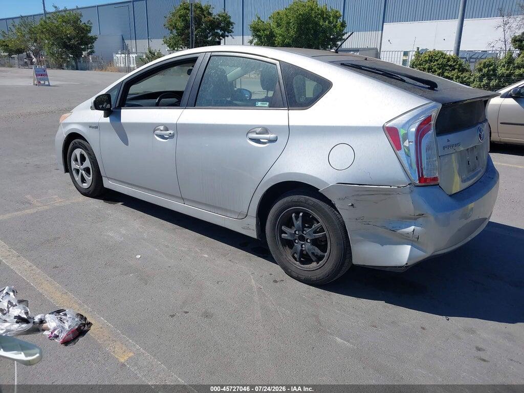 JTDKN3DU4D0343697 2013 TOYOTA PRIUS photo no. 3
