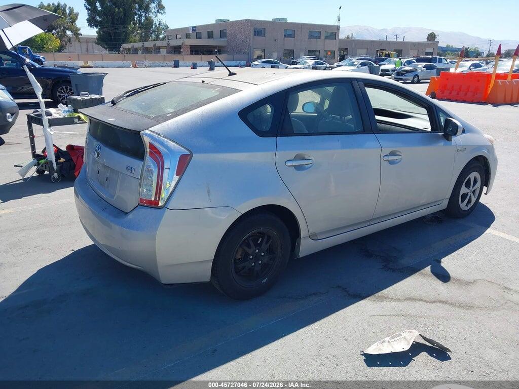 JTDKN3DU4D0343697 2013 TOYOTA PRIUS photo no. 4