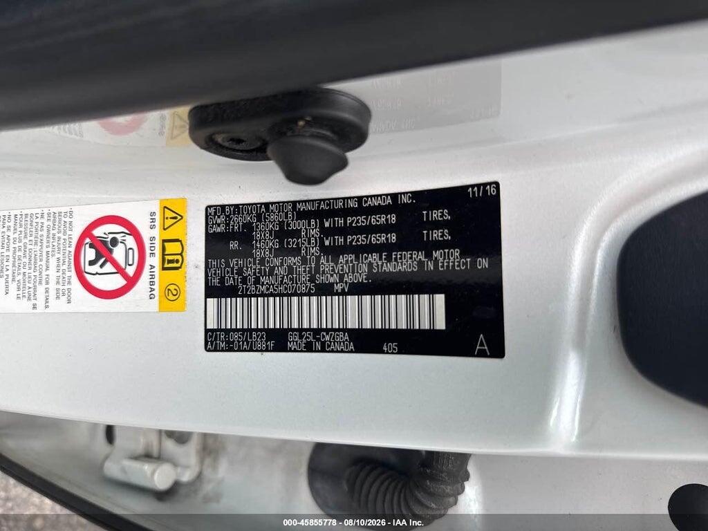 2017 LEXUS RX 350 BASE — Фото 9 из 10