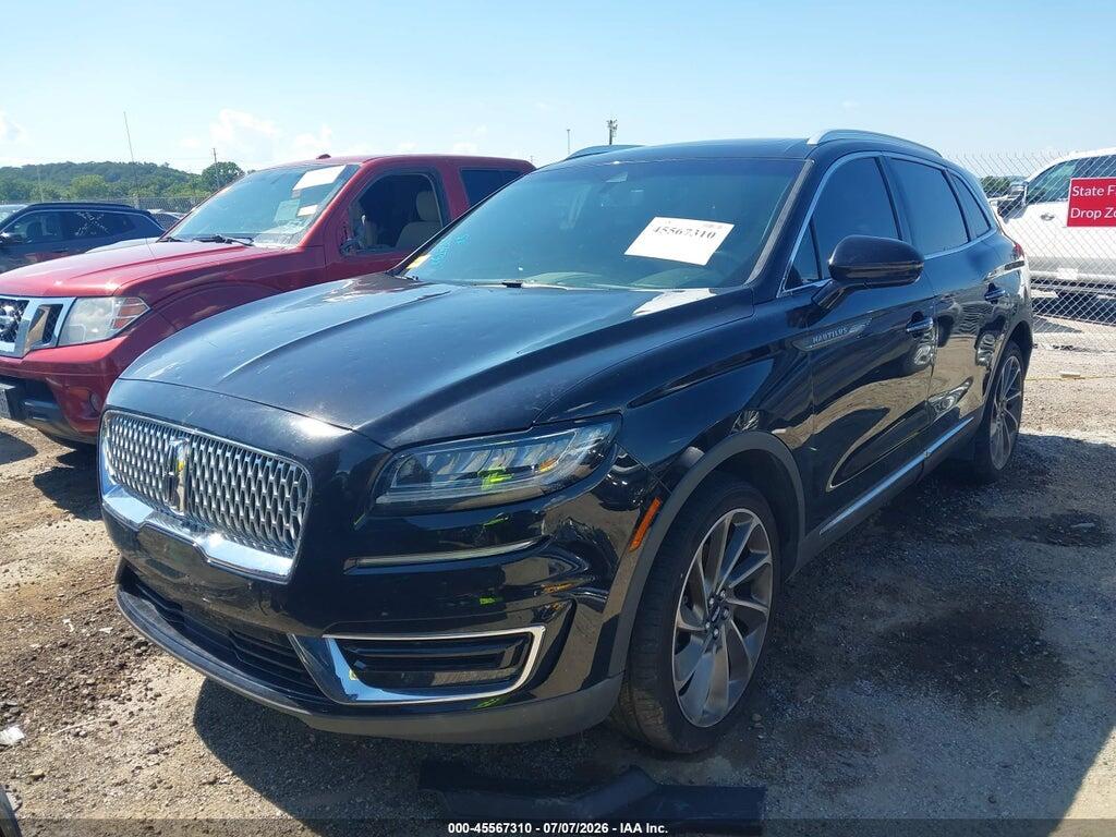 2LMPJ8LP8KBL18517 2019 LINCOLN NAUTILUS photo no. 2