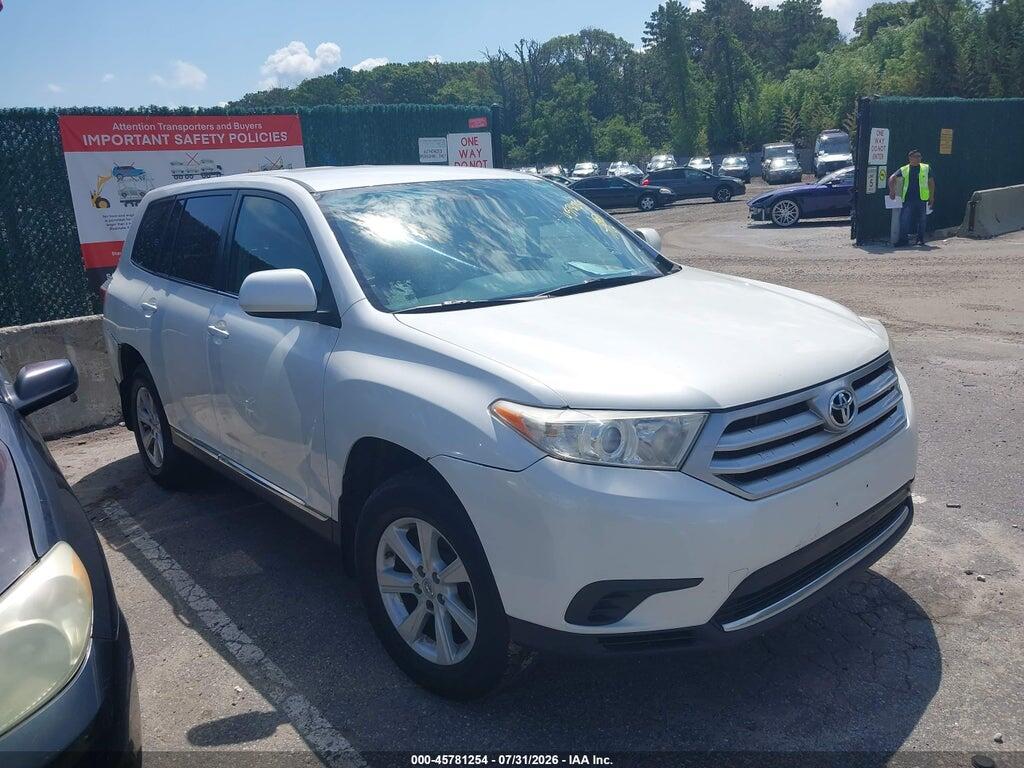 5TDBK3EH2DS265136 2013 TOYOTA HIGHLANDER photo no. 1