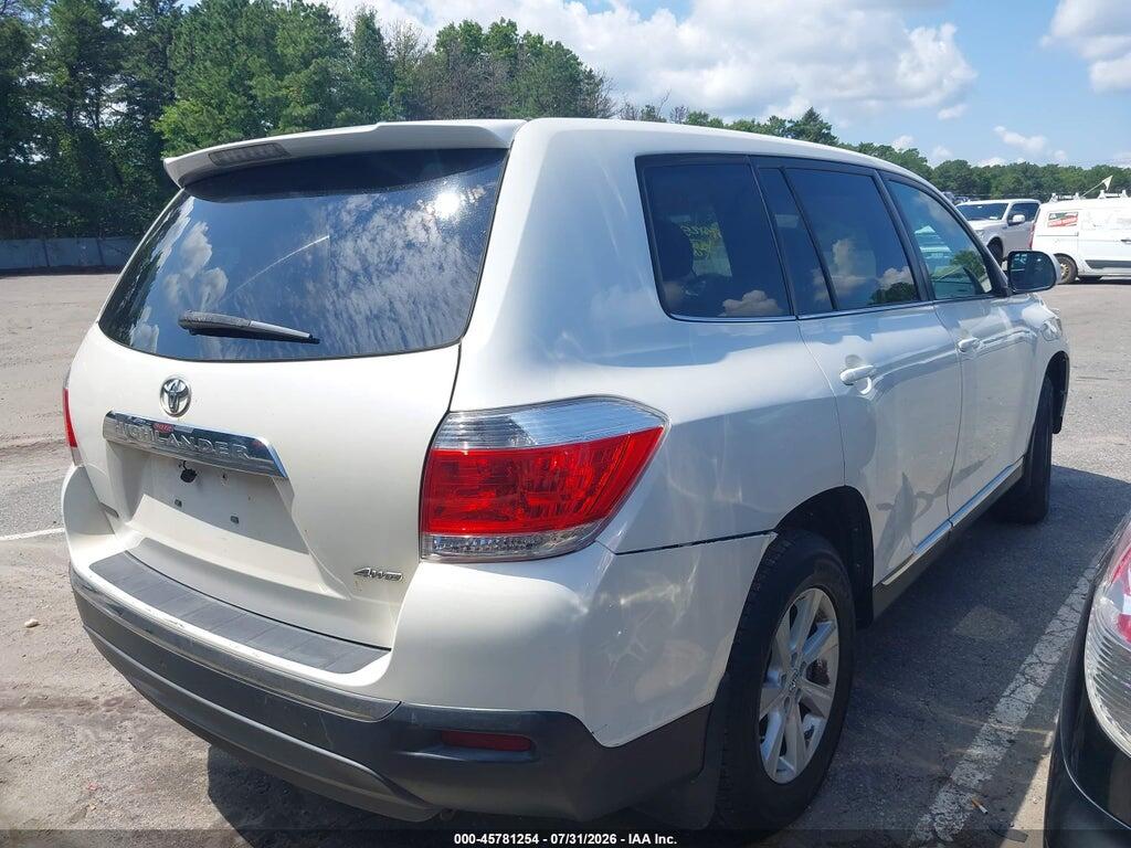 5TDBK3EH2DS265136 2013 TOYOTA HIGHLANDER photo no. 4