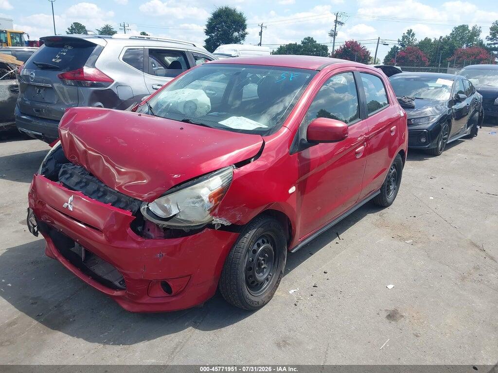 ML32A3HJ4FH003937 2015 MITSUBISHI MIRAGE photo no. 2