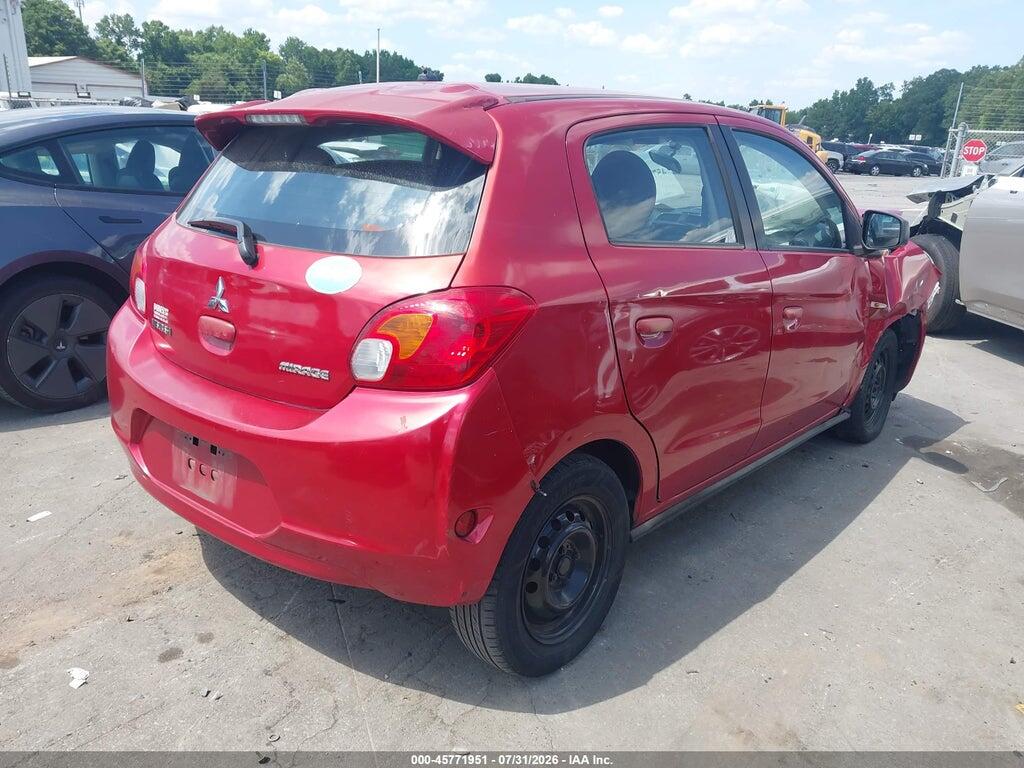 ML32A3HJ4FH003937 2015 MITSUBISHI MIRAGE photo no. 4