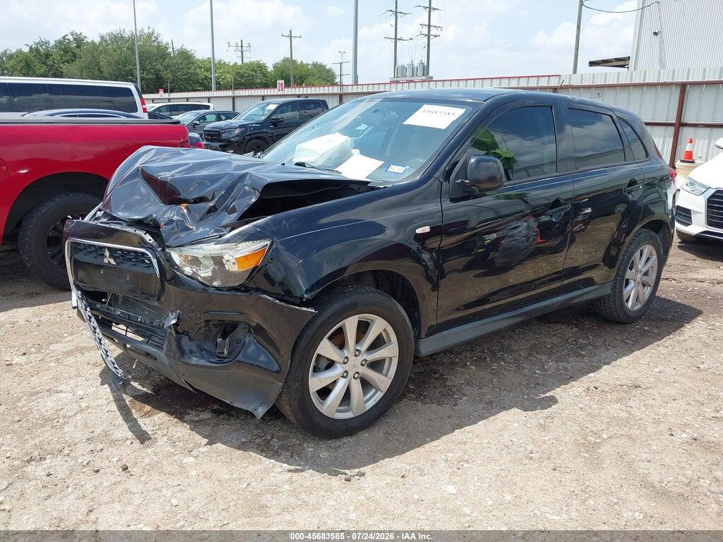 4A4AP3AU9FE006743 2015 MITSUBISHI OUTLANDER SPORT photo no. 2