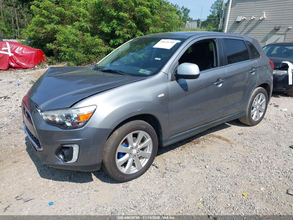 4A4AR4AU4FE022882 2015 MITSUBISHI OUTLANDER SPORT photo no. 2