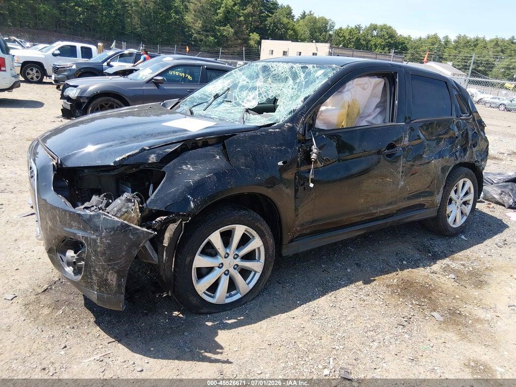 4A4AR3AU3FE040753 2015 MITSUBISHI OUTLANDER SPORT photo no. 2