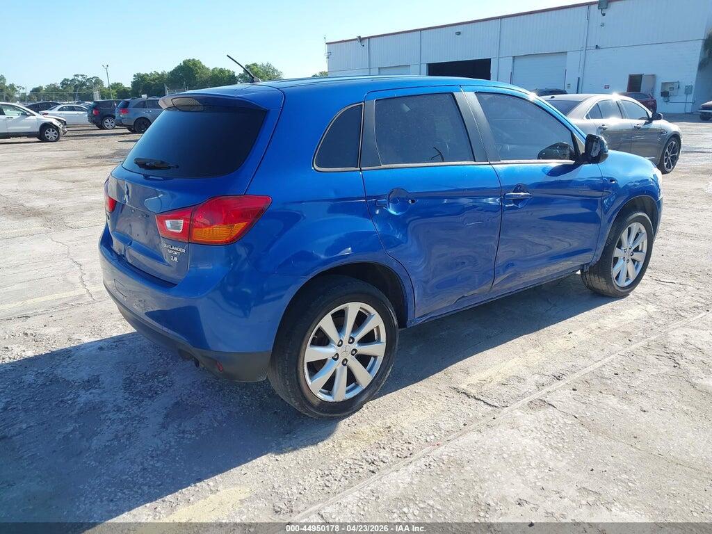 4A4AP3AW3FE031283 2015 MITSUBISHI OUTLANDER SPORT photo no. 4