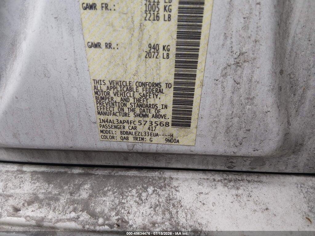 1N4AL3AP4FC573568 2015 NISSAN ALTIMA photo no. 9