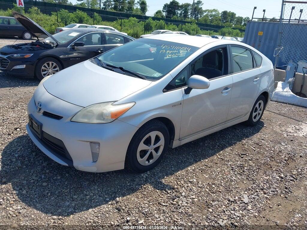 JTDKN3DU1D5648965 2013 TOYOTA PRIUS photo no. 2