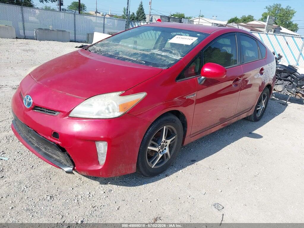 JTDKN3DU4D0346857 2013 TOYOTA PRIUS photo no. 2