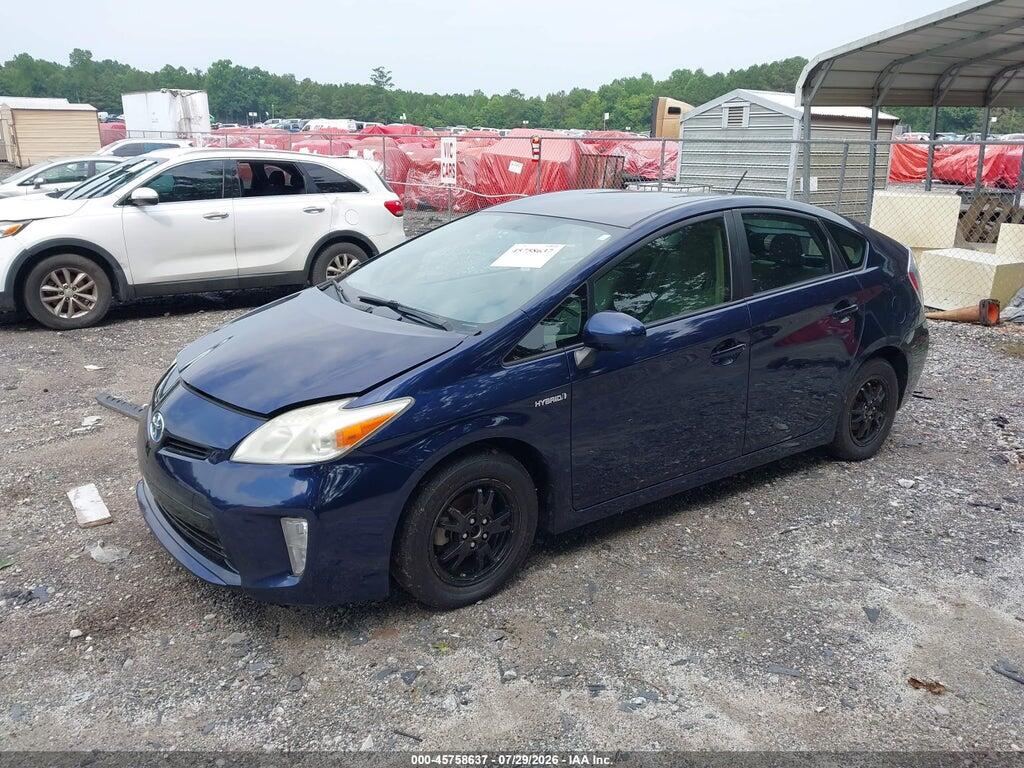 JTDKN3DU4D0338578 2013 TOYOTA PRIUS photo no. 2