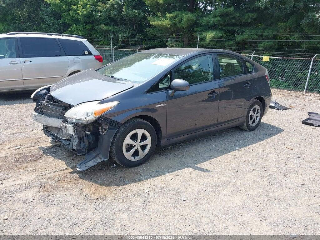 JTDKN3DU0D1716888 2013 TOYOTA PRIUS photo no. 2