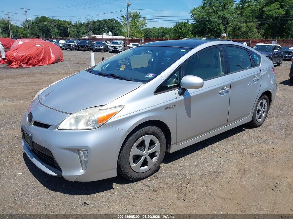 JTDKN3DUXD5541395 2013 TOYOTA PRIUS photo no. 2