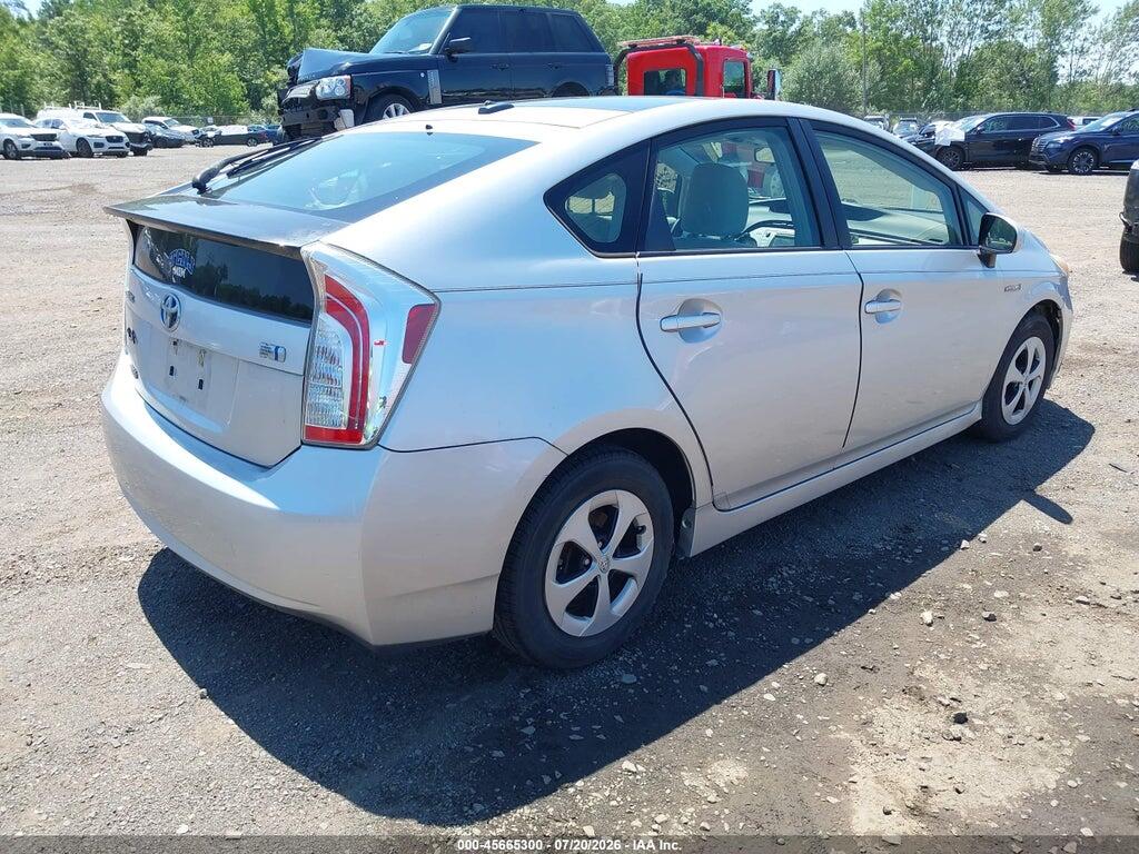 JTDKN3DUXD5541395 2013 TOYOTA PRIUS photo no. 4