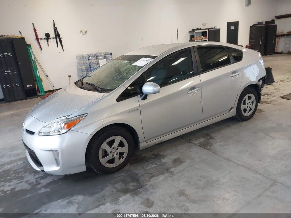 JTDKN3DU7D0350112 2013 TOYOTA PRIUS photo no. 2