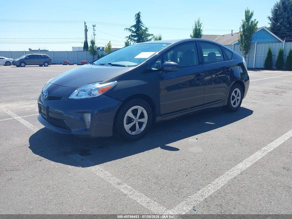 JTDKN3DU3D5572889 2013 TOYOTA PRIUS photo no. 2