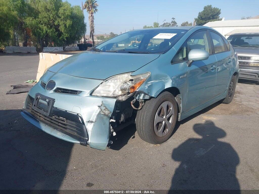 JTDKN3DU0D5649136 2013 TOYOTA PRIUS photo no. 2