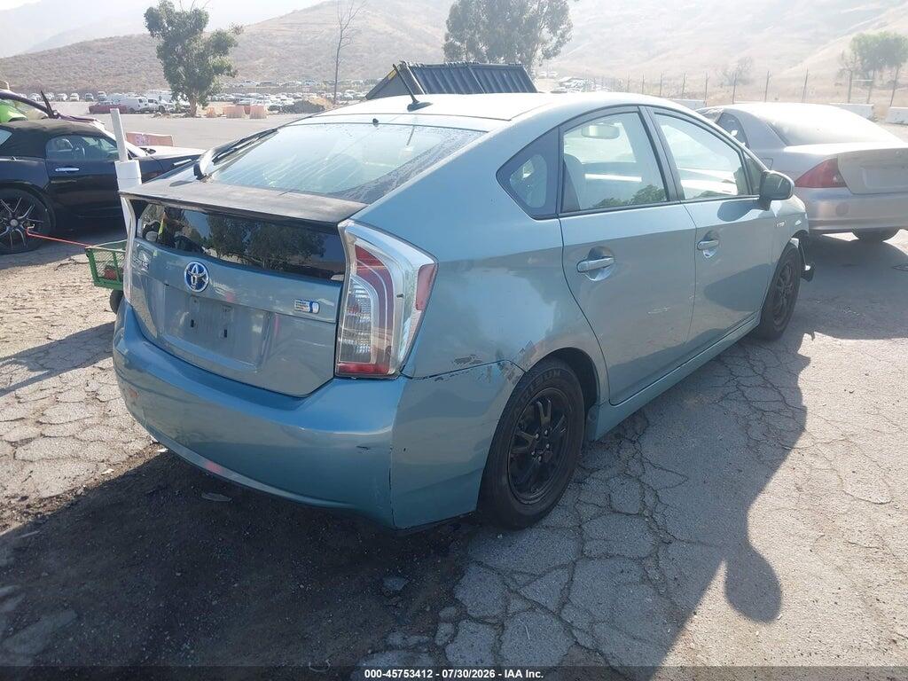 JTDKN3DU0D5649136 2013 TOYOTA PRIUS photo no. 4