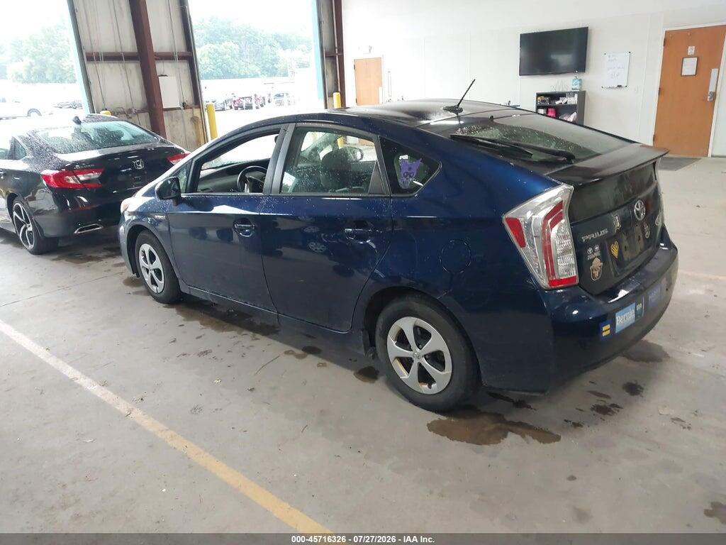 JTDKN3DU2D1727276 2013 TOYOTA PRIUS photo no. 3