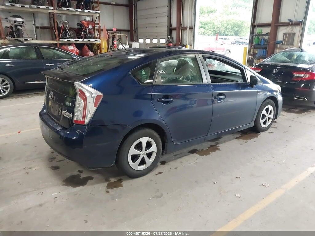 JTDKN3DU2D1727276 2013 TOYOTA PRIUS photo no. 4